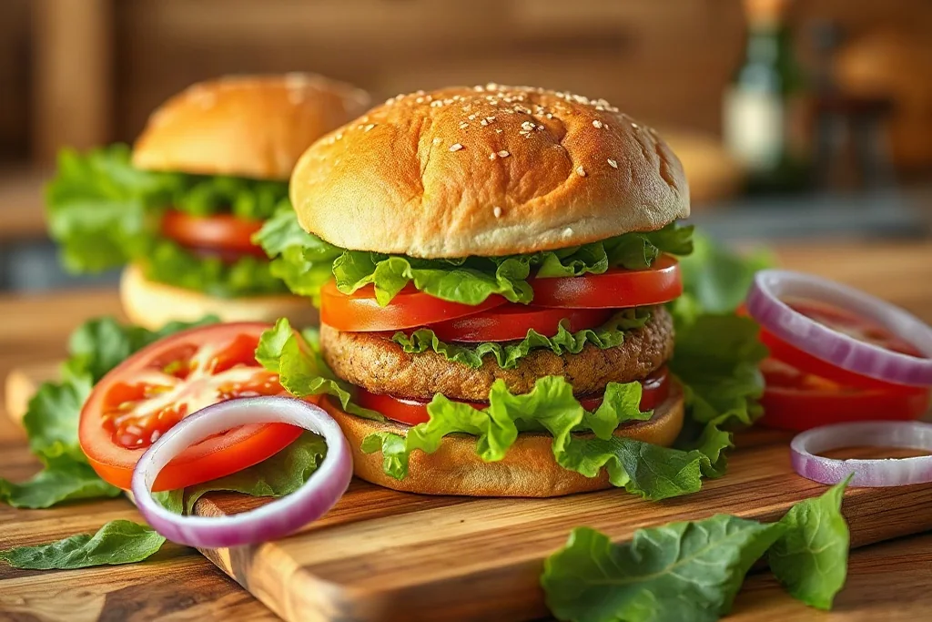La composition d'un burger
