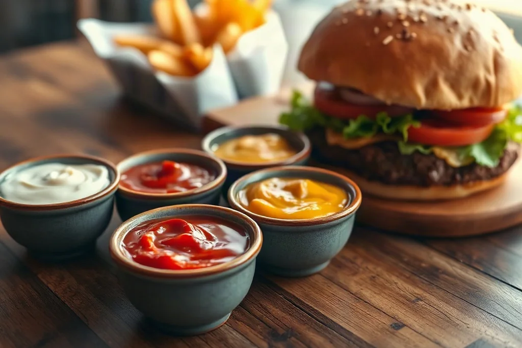 Les sauces pour burger